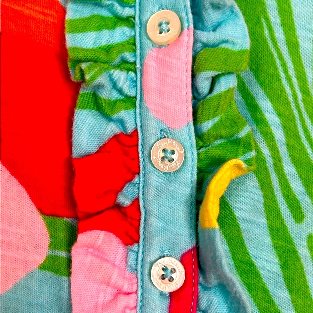 LILLY PULITZER Carolyn Dress Multicolored SZ XL - Picture 4 of 8